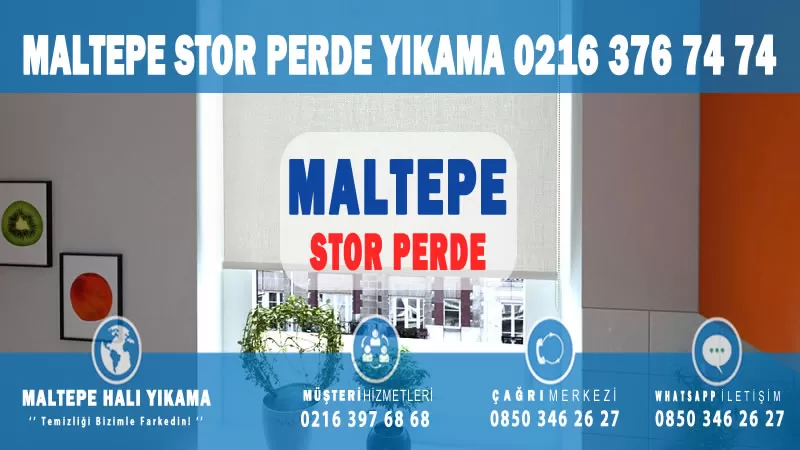 Küçükyalı Merkez Stor Perde Temizleme